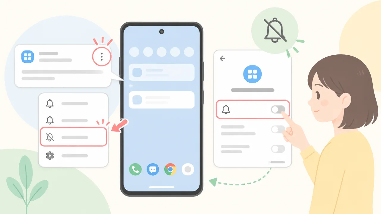 Androidのおすすめアプリ通知を消す方法｜表示を止める設定手順