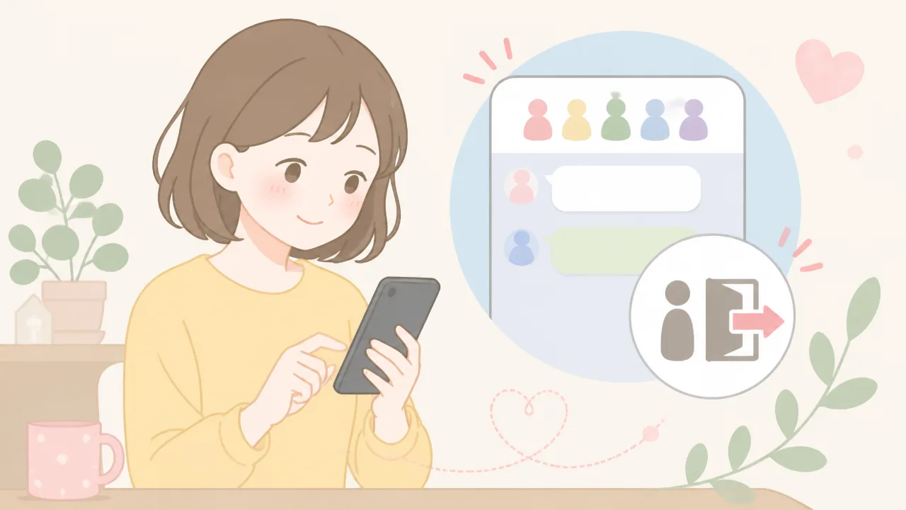 LINEグループを退会するときの一言例文集と角が立たない伝え方