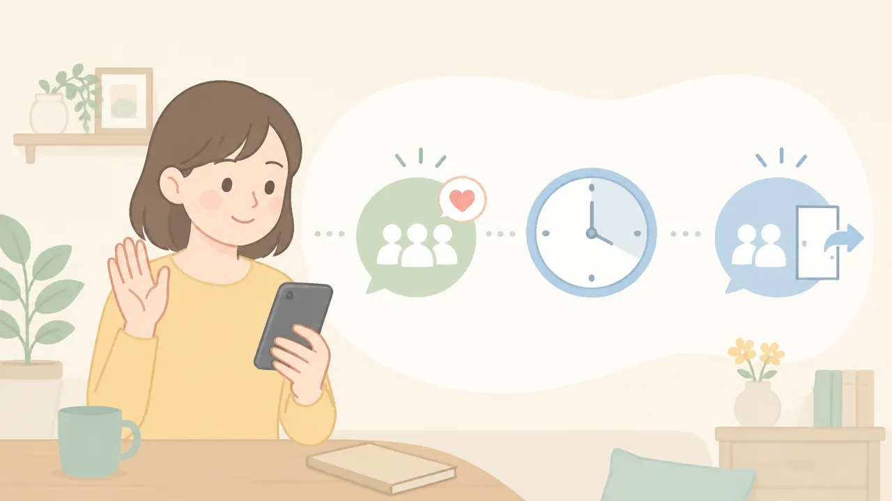 LINEグループを退会するときの一言例文集と角が立たない伝え方