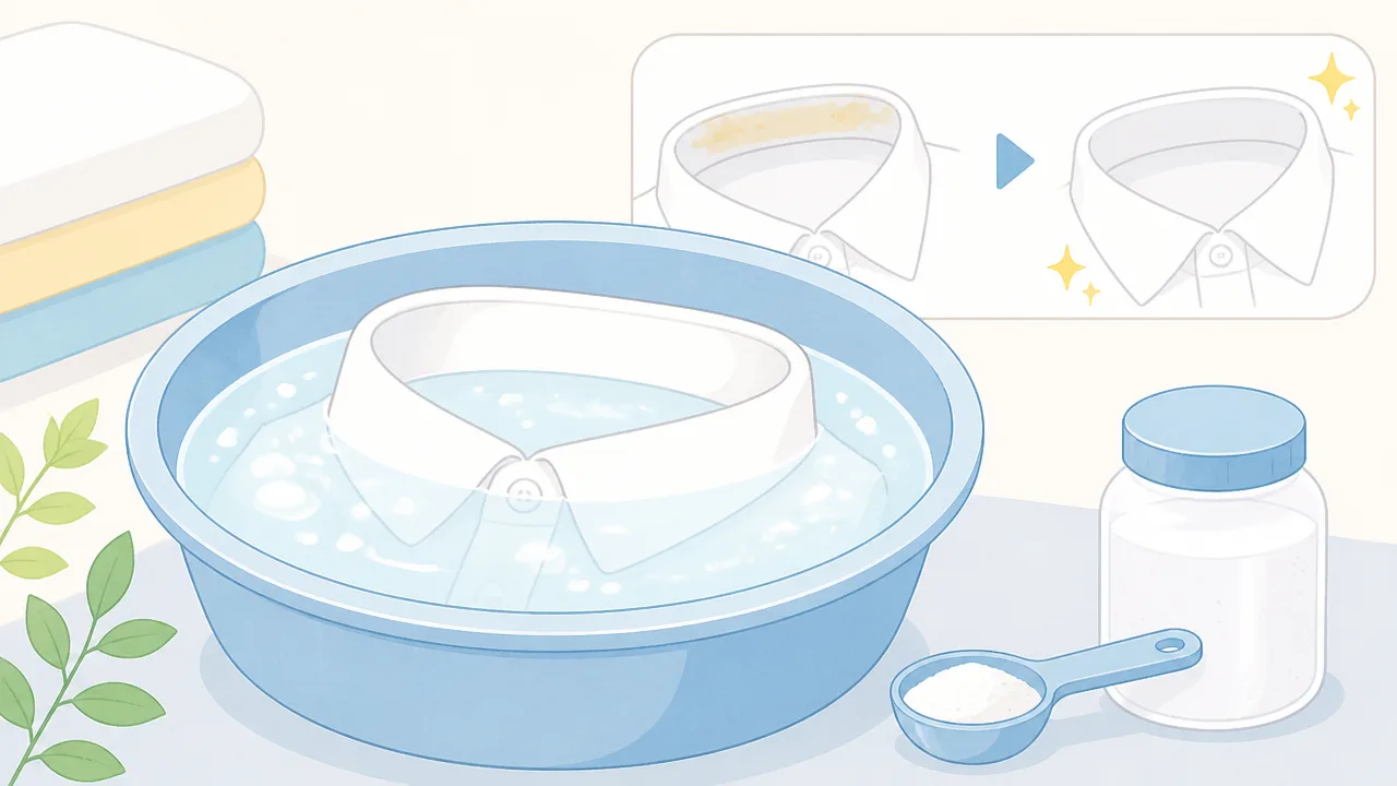 襟の黄ばみは時間がたつと落ちない?原因と自宅できれいにする方法